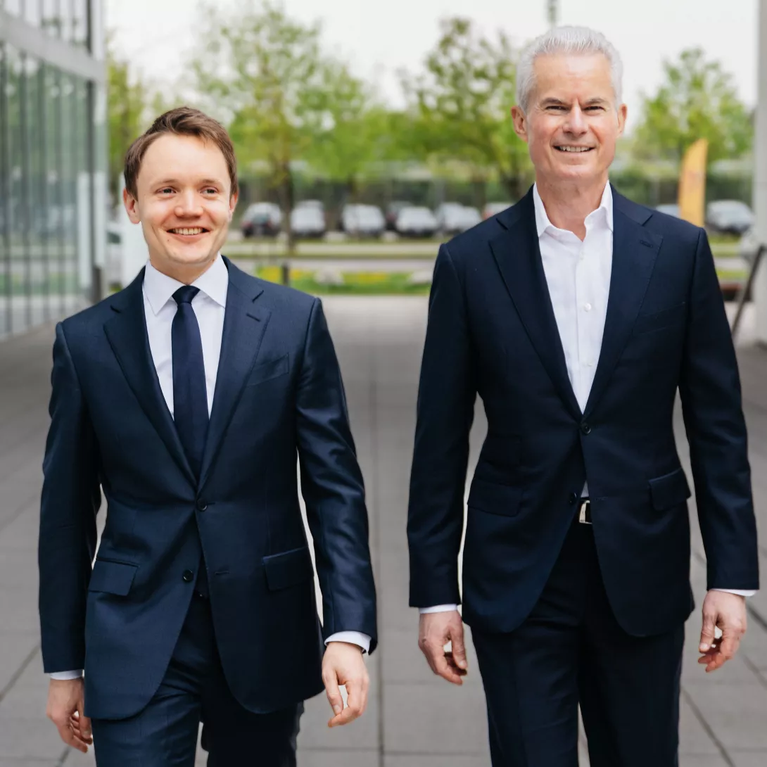 Dr. Timo Blenk, CEO Agora Strategy Group und Eberhard Weiblen, CEO Porsche Consulting