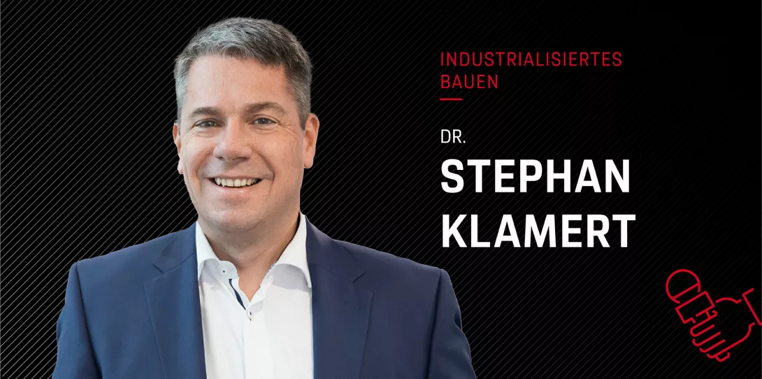 Drei Fragen an Dr. Stephan Klamert Baubranche