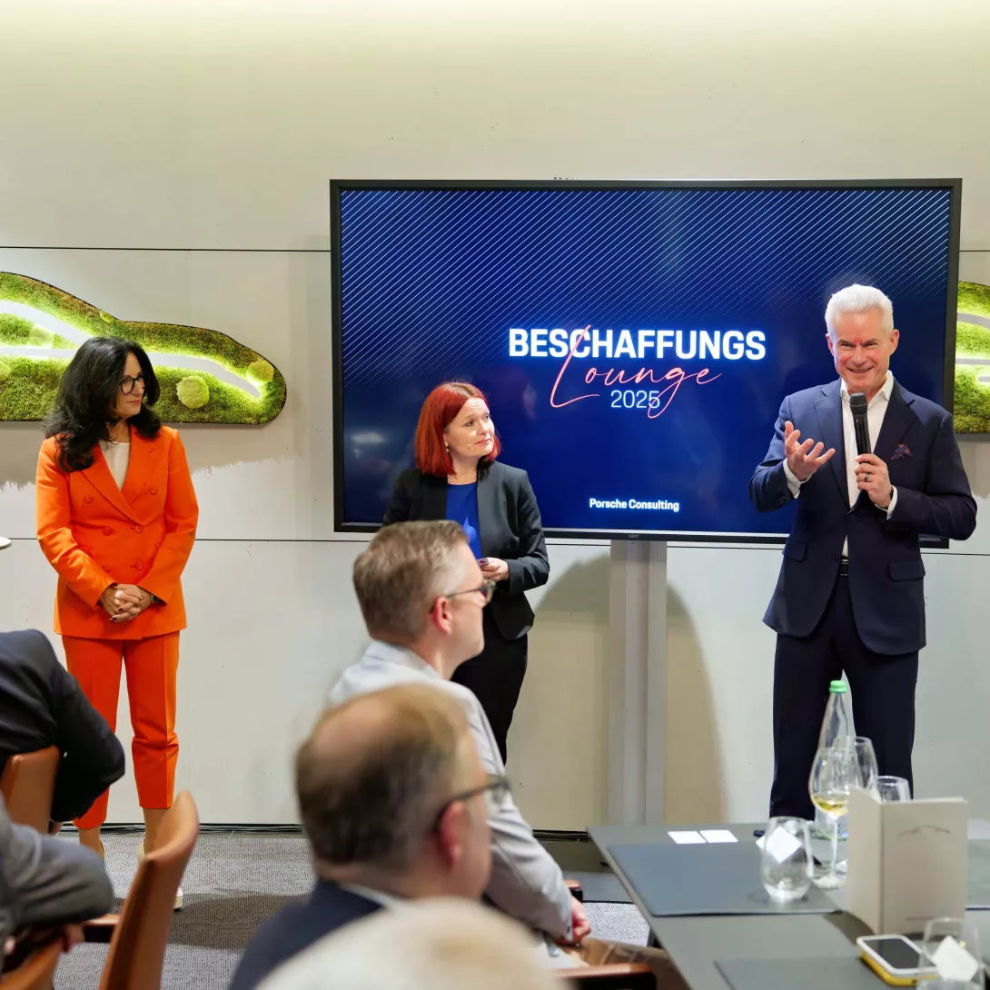 Porsche Consulting Procurement Lounge 2025 in Stuttgart
