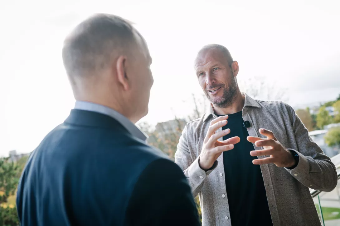 Aksel Lund Svindal with Jan Boris Wintzenburg in Interview