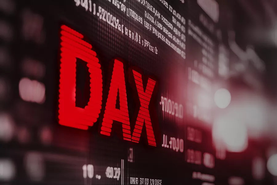 DAX Screen with stock data Porsche Consulting