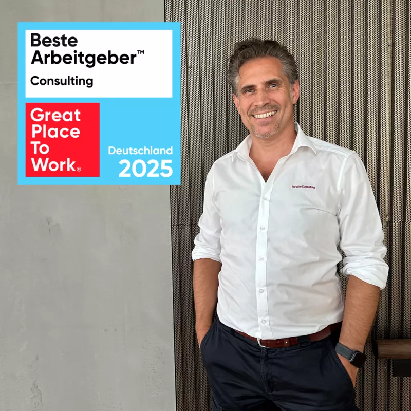 Stefan Stock HR Director Beste Arbeitgeber Consulting 2025 Porsche Consulting