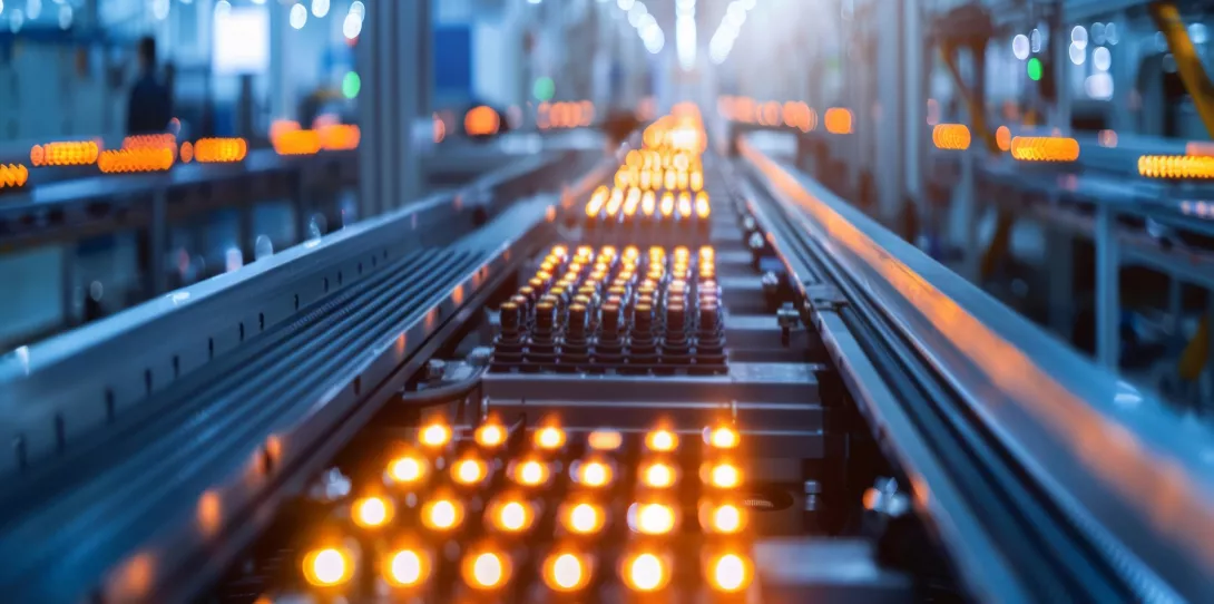 Bild Fertigung Batteriezellen