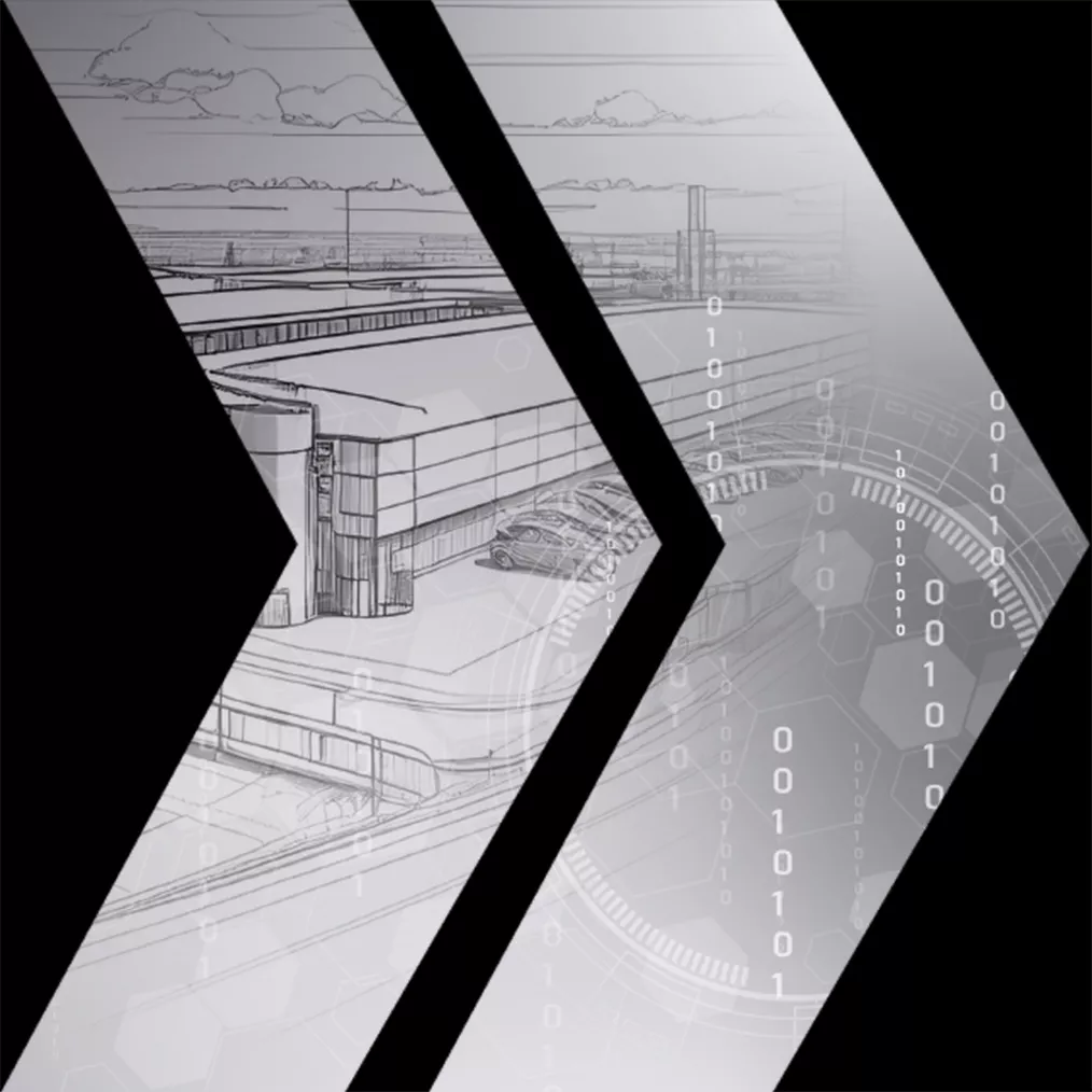 Porsche Consulting Paper Battery Manufacturing Gigafactories Arrow with Building