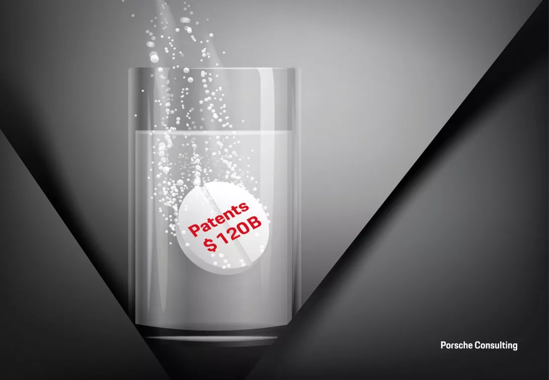 $120B from the top 15 firms is threatened by patent expirations before 2030