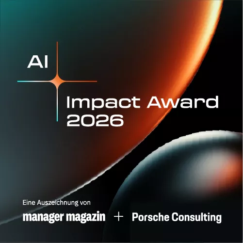 AI Impact Award manager magazin + Porsche Consulting