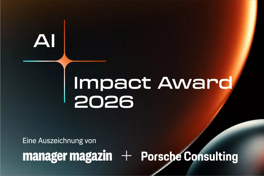 AI Impact Award manager magazin + Porsche Consulting