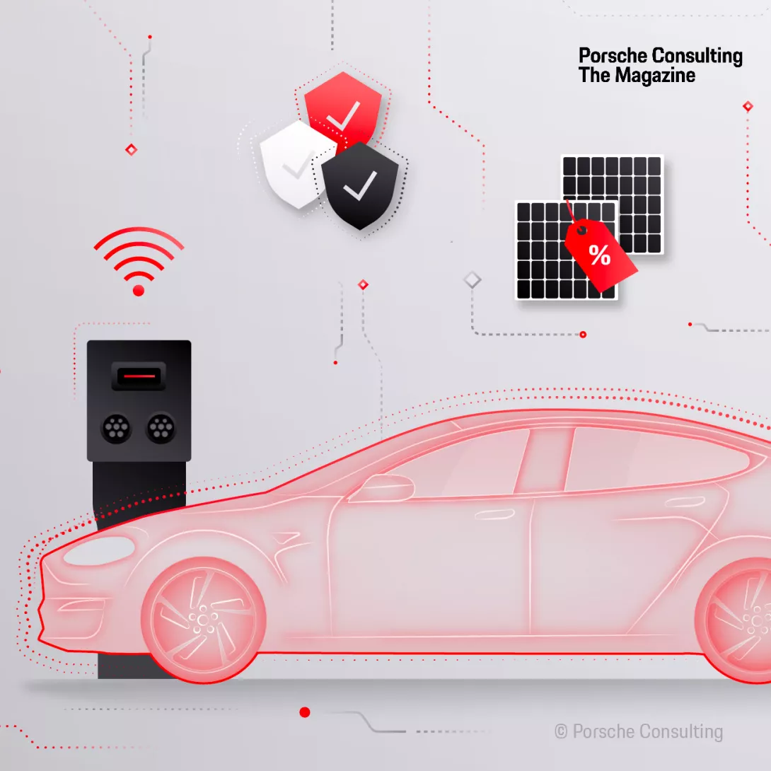 Electric cars can do more. Porsche Consulting analyzed additional benefits that can encourage customers to switch to the mobility of the future.