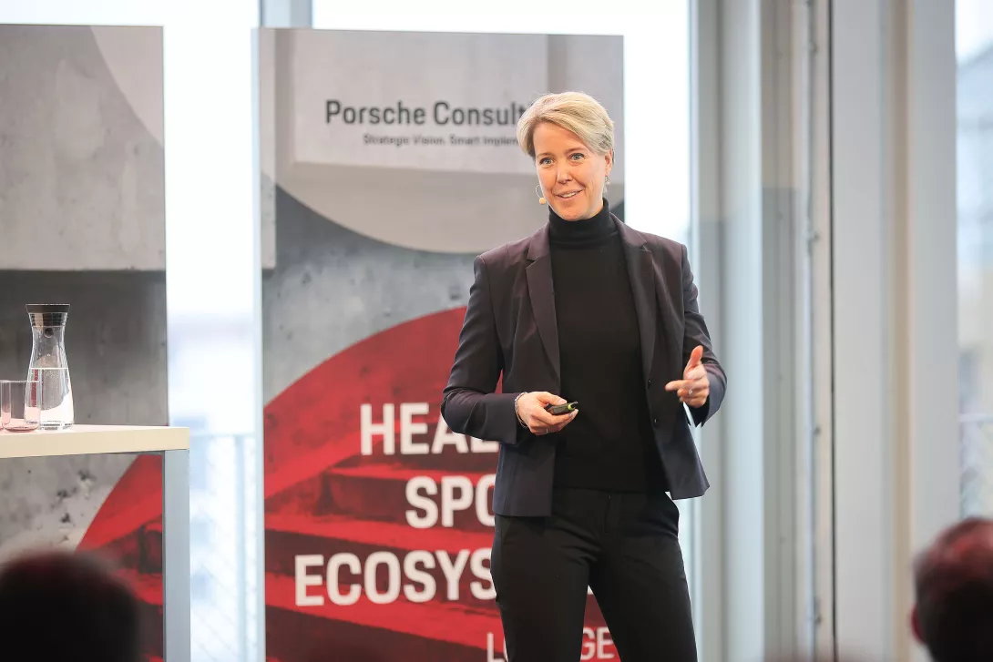 Speaker at the Porsche Consulting Health and Sports Ecosystem Lounge 2024