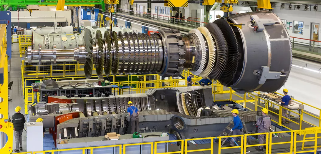 Successful cooperation: project in gas turbine segment convinces at Werner von Siemens Award. Photo: Siemens AG.